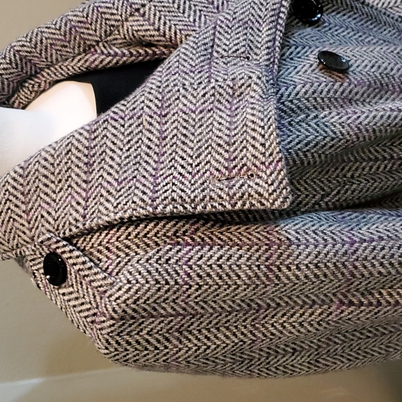 Calvin Klein herringbone wool coat - Picture 4 of 13